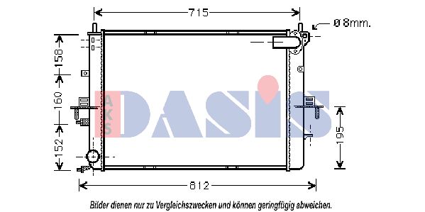 AKS DASIS Radiators, Motora dzesēšanas sistēma 370029N